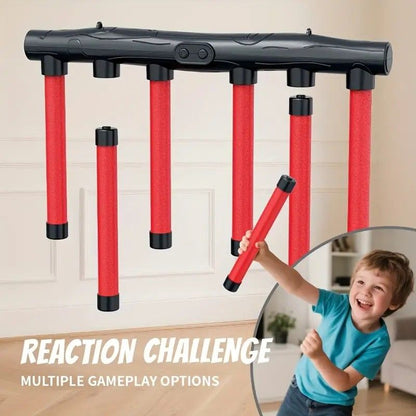 Smart Reaction Challenge Stick: Family Interactive Reflex Training Toy, Three Speed Adjustable, Hand-Eye V1232-YJSKZPJ001