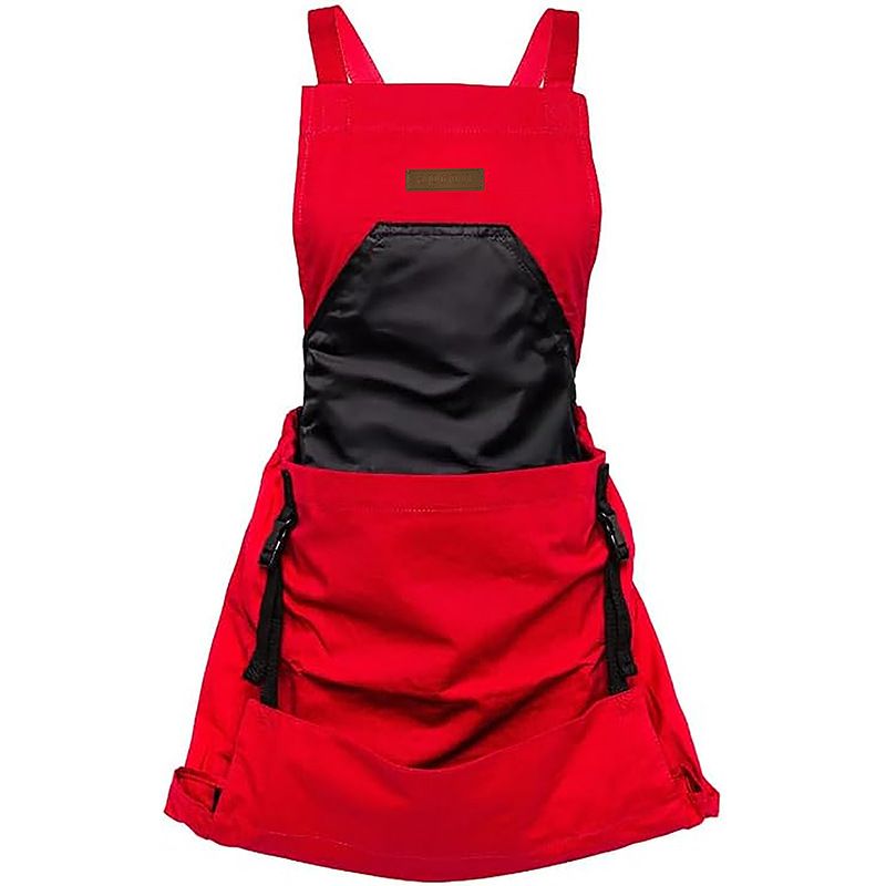 Oxford Cloth Multifunctional Gardening Apron, Thickened Durable Lightweight Large Pocket, Back Cross Straps V1232-YY-WQ001