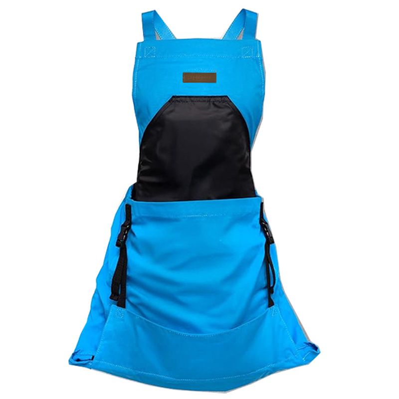 Oxford Cloth Multifunctional Gardening Apron, Thickened Durable Lightweight Large Pocket, Back Cross Straps V1232-YY-WQ001