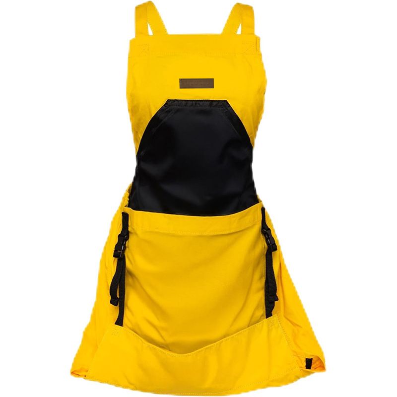 Oxford Cloth Multifunctional Gardening Apron, Thickened Durable Lightweight Large Pocket, Back Cross Straps V1232-YY-WQ001