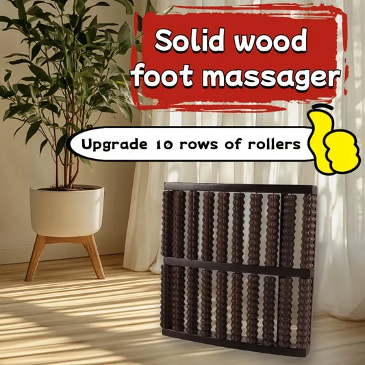 "Better Than Acupressure! The Solid Wood Foot Roller Families Love, Relieves Pain All Day Long" V1232-ZBAMQSM001