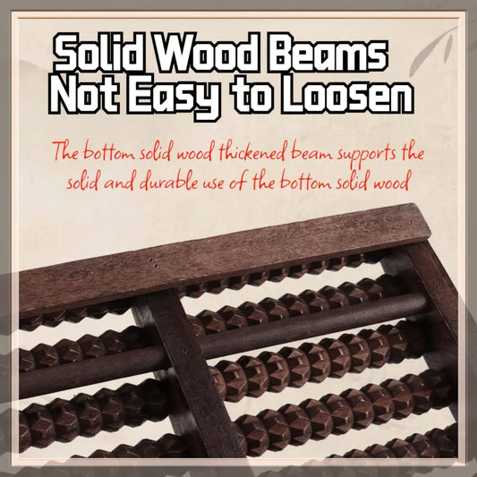 "Better Than Acupressure! The Solid Wood Foot Roller Families Love, Relieves Pain All Day Long" V1232-ZBAMQSM001
