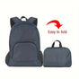 Foldable Nylon Backpack - Lightweight, Durable, and Strong Load Capacity, Four-Step Folding Transforms into a V1232-ZDBB004