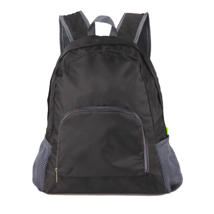 Foldable Nylon Backpack - Lightweight, Durable, and Strong Load Capacity, Four-Step Folding Transforms into a V1232-ZDBB005