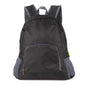 Foldable Nylon Backpack - Lightweight, Durable, and Strong Load Capacity, Four-Step Folding Transforms into a V1232-ZDBB005