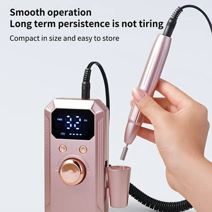 Professional Nail Drill: Quiet and Efficient, LED Digital Display, 31 Accessories for All-in-One Use, Easy V1232-ZJCTJ002