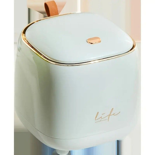 Press-Type Trash Bag Bin, Luxury Waste Bin, Car/Home/Office/Desktop/Dining Table Storage Cylinder Trash Can, V1232-ZMLJT008