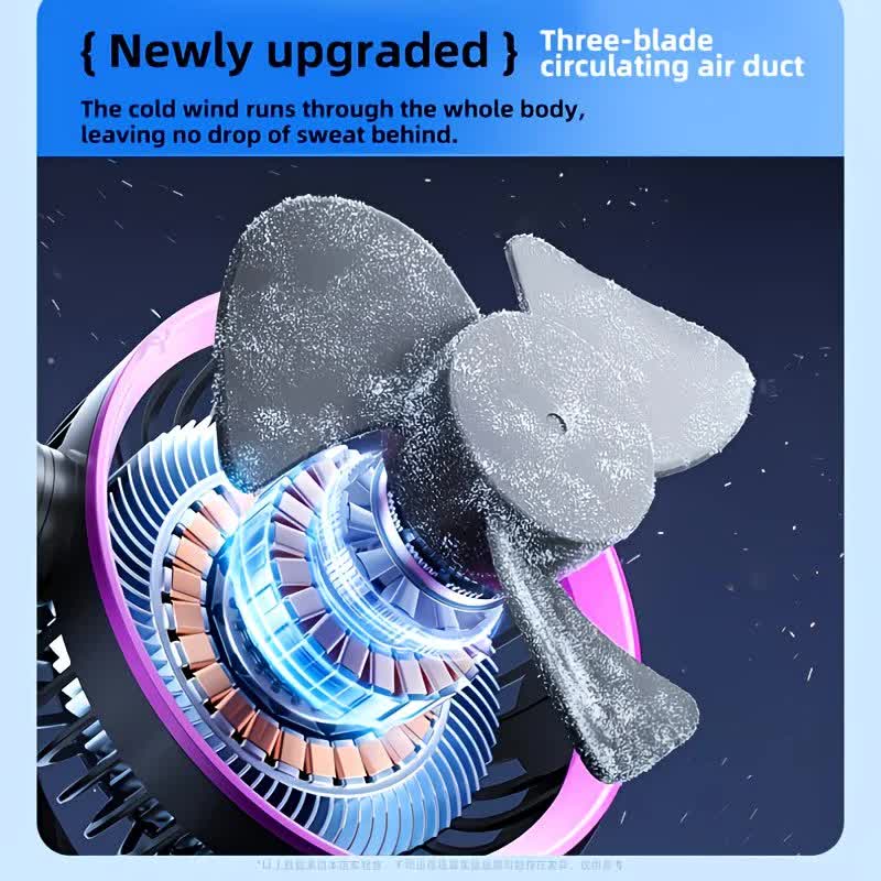 Grayish Purple AI Smart Circulating Fan: 4 Modes + Silent Airflow, Your All-Scenario Cooling Companion.  V1232-ZNZMXHS001