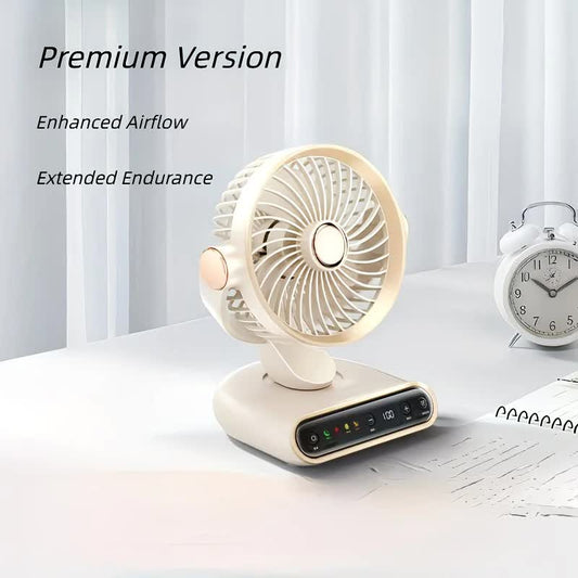 Cream rice, AI Smart Circulating Fan: 4 Modes + Silent Airflow, Your All-Scenario Cooling Companion V1232-ZNZMXHS002