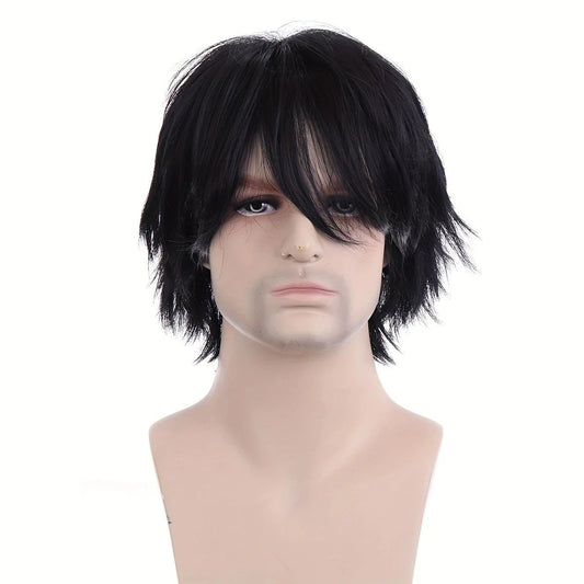 Anime Cosplay Full Head Wig, Unisex 12-inch, Anti-Deformation Multi-color Options, Essential Tool for V1232-ZPJF002
