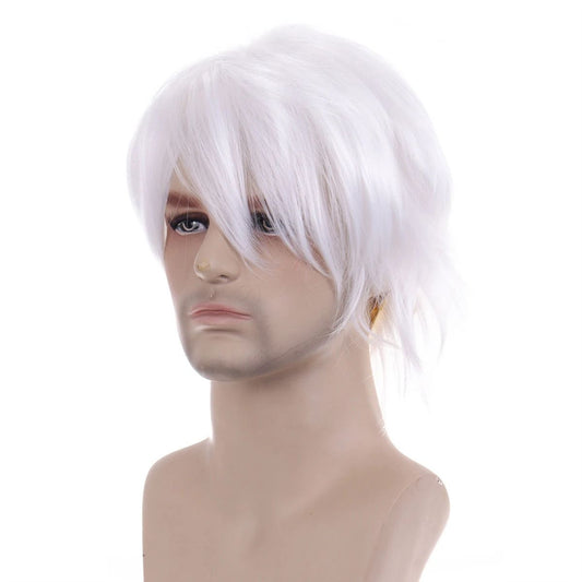 Anime Cosplay Full Head Wig, Unisex 12-inch, Anti-Deformation Multi-color Options, Essential Tool for V1232-ZPJF002