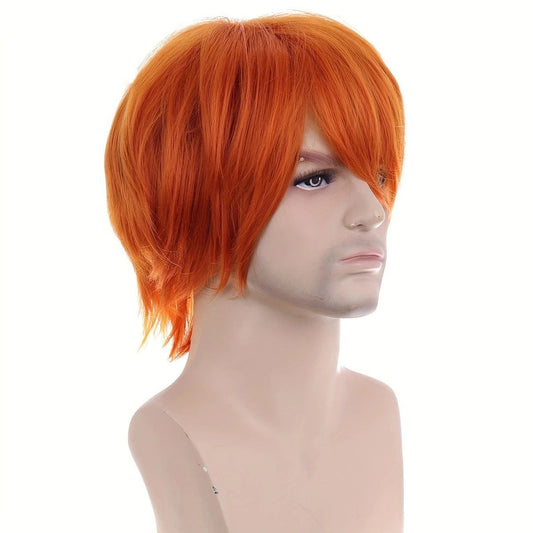 Anime Cosplay Full Head Wig, Unisex 12-inch, Anti-Deformation Multi-color Options, Essential Tool for V1232-ZPJF006