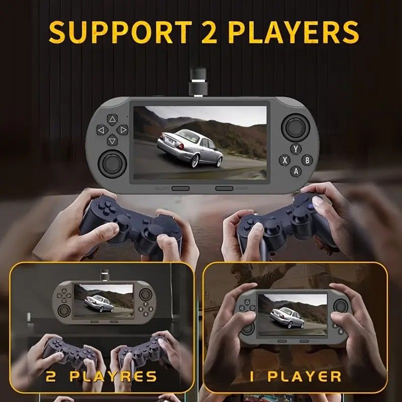 SF3000 64G Portable Handheld Game Console with IPS Screen Retro Video Game Console, Perfect as Adult Gift V1232-ZSYXJ001
