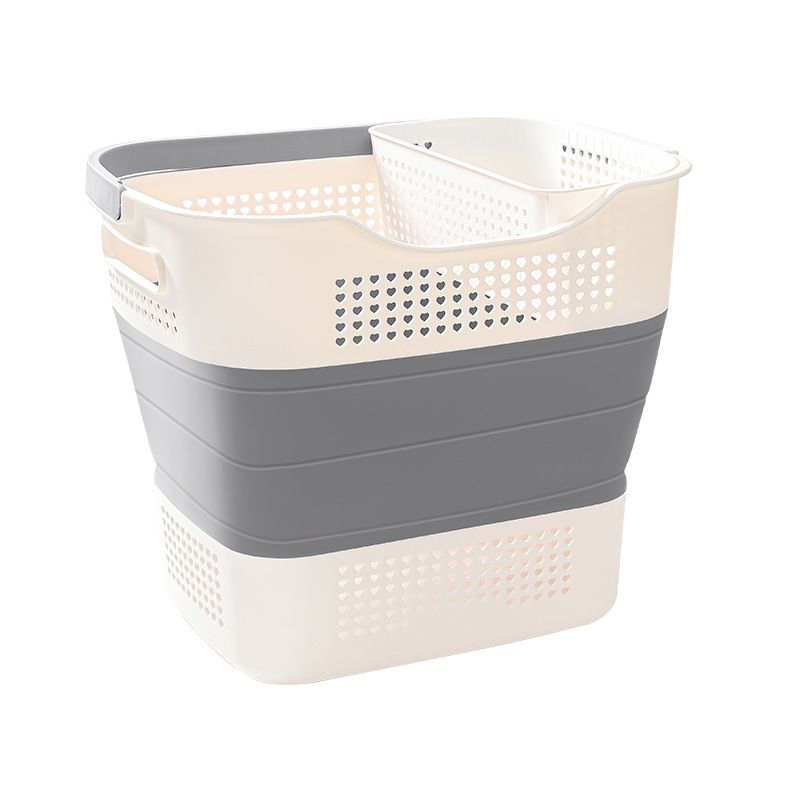 Multi-functional Folding Laundry Basket: Hassle-free Storage, One Basket for All Your Clothes Sorting.Light V1232-ZTXYL003