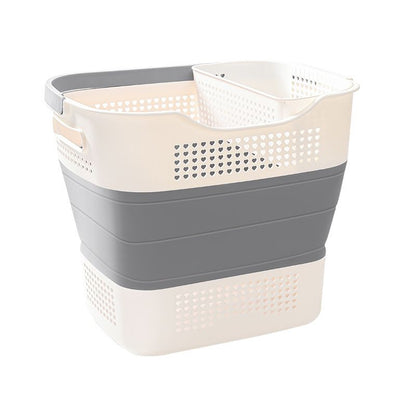 Multi-functional Folding Laundry Basket: Hassle-free Storage, One Basket for All Your Clothes Sorting.light V1232-ZTXYL005