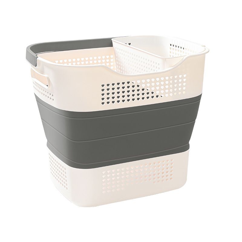 Multi-functional Folding Laundry Basket: Hassle-free Storage, One Basket for All Your Clothes Sorting.light V1232-ZTXYL005