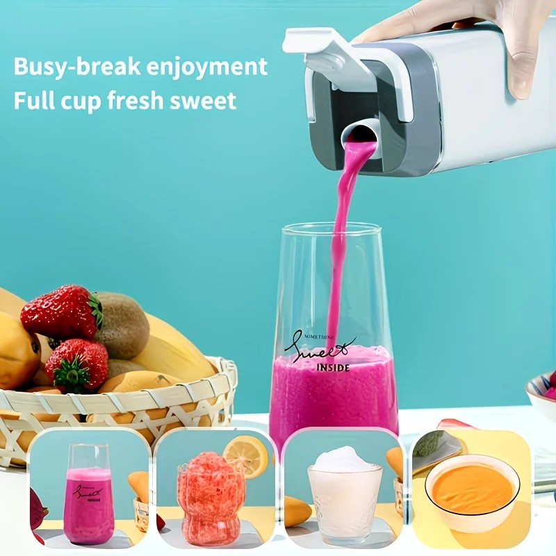 Portable Wireless Fresh Juice Maker: Freshness in a Cup, Anywhere, Anytime. white V1232-ZZJ001