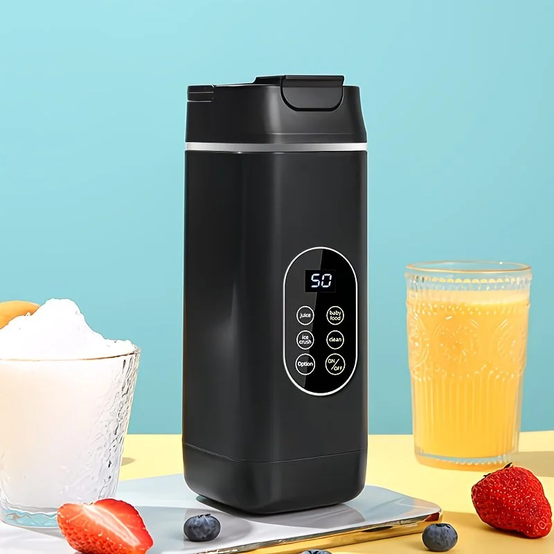 Portable Wireless Fresh Juice Maker: Freshness in a Cup, Anywhere, Anytime. BLACK V1232-ZZJ002