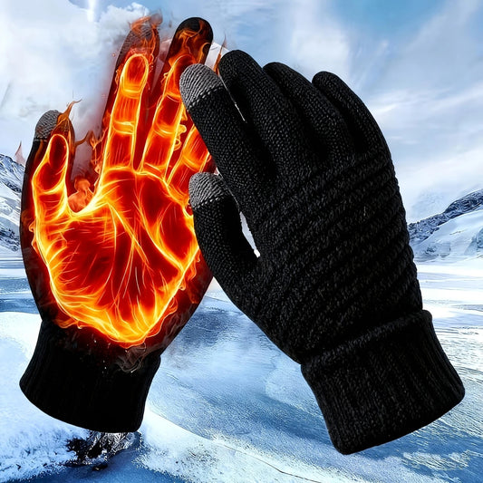Unisex Winter Gloves - Thermal, Thickened, Waterproof, Windproof, Touchscreen Compatible V1232-ZZST001