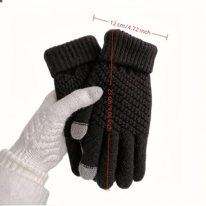 Unisex Winter Gloves - Thermal, Thickened, Waterproof, Windproof, Touchscreen Compatible V1232-ZZST001