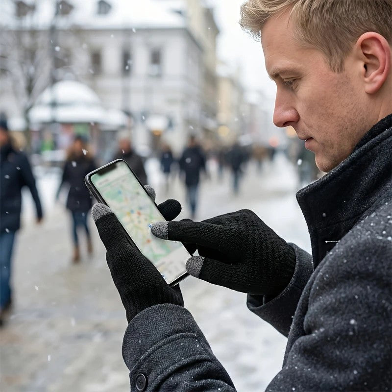 Unisex Winter Gloves - Thermal, Thickened, Waterproof, Windproof, Touchscreen Compatible V1232-ZZST001