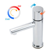 WELS Bathroom Basin Mixer Vanity Sink Bubble Faucet Tap Laundry Brass Chrome Set V1233-110183CR