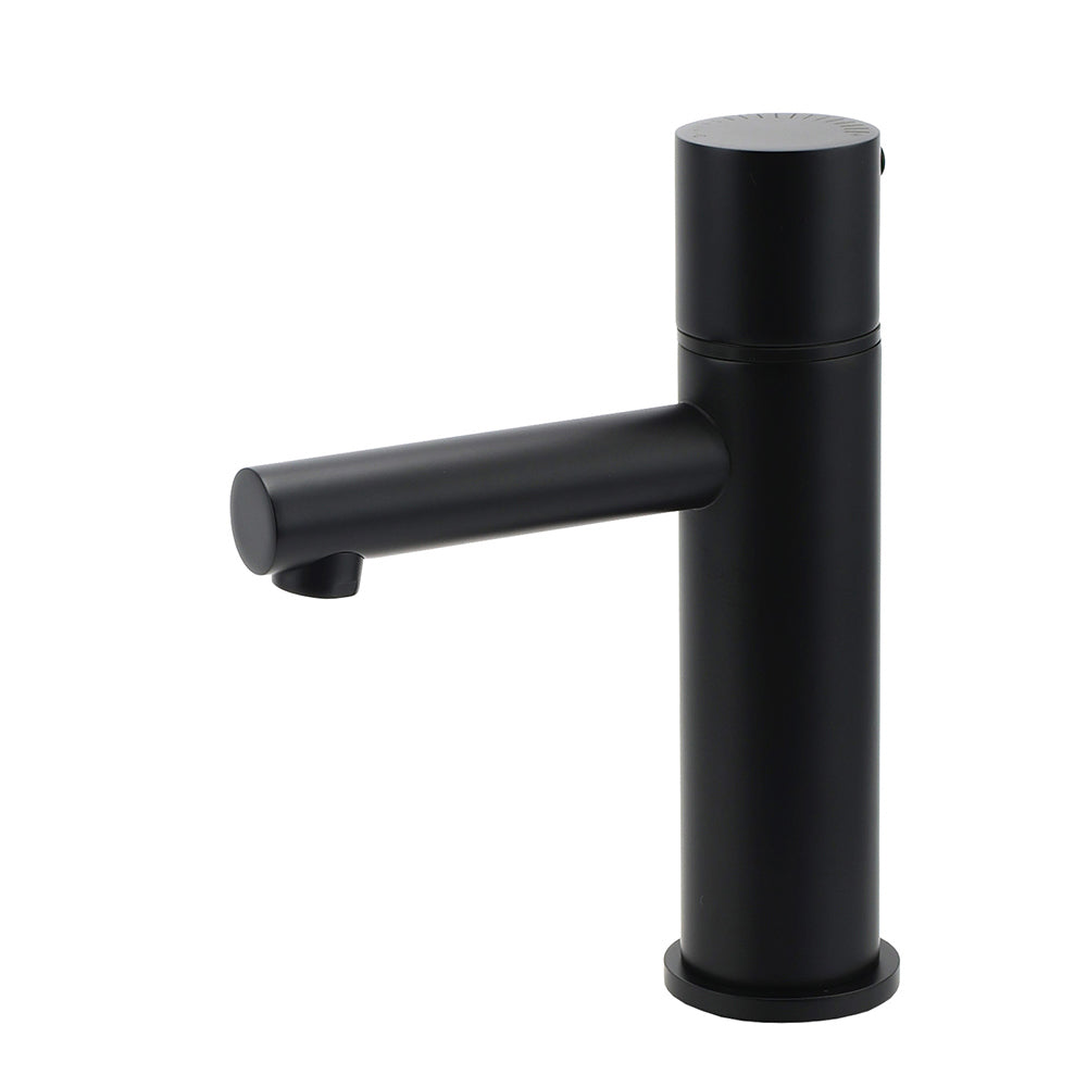 WELS 6L/min Black Standard Basin Mixer Vanity Sink Faucet Bubble Tap Laundry Set V1233-110183PH