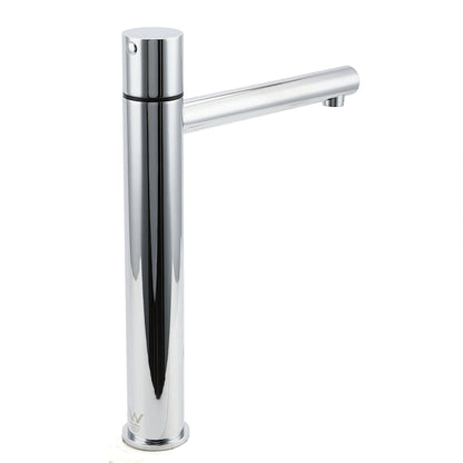 WELS 6L/min Tall Basin Mixer Vanity Sink Bubble Faucet Tap Laundry Chrome Round V1233-110193CR