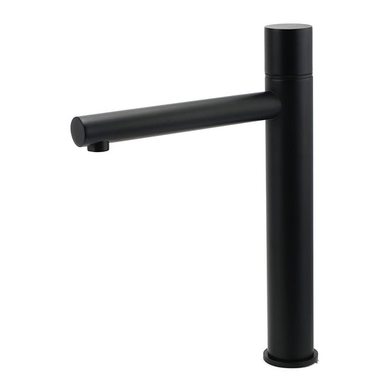 WELS Black 30cm Tall Basin Mixer Vanity Sink Faucet Bubble Tap Laundry 180o Turn V1233-110193PH