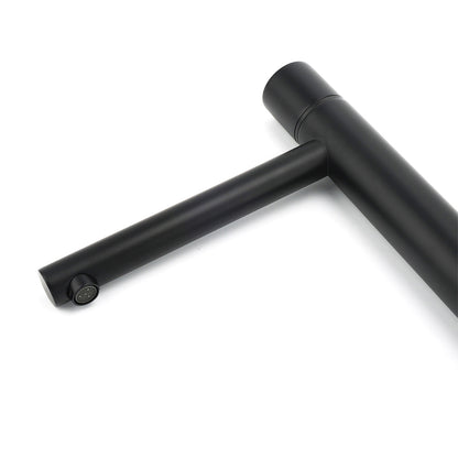 WELS Black 30cm Tall Basin Mixer Vanity Sink Faucet Bubble Tap Laundry 180o Turn V1233-110193PH