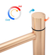 WELS 6L/min Rose Gold Bathroom Basin Mixer Vanity Sink Bubble Faucet Tap Laundry V1233-110193RG