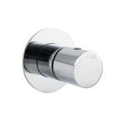 Chrome Bath Control Shower Mixer Brass Round Wall Mounted Hot Cold Water Valve V1233-230166CR