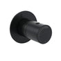 Watermark Matt Black Round Bath Shower Mixer Hot Cold Tap Valve Turn No Handle V1233-230166PH