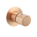 Watermark Round Shower Mixer Brass Hot Cold Water Tap Valve Brushed Rose Gold V1233-230166RG