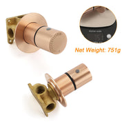 Watermark Round Shower Mixer Brass Hot Cold Water Tap Valve Brushed Rose Gold V1233-230166RG
