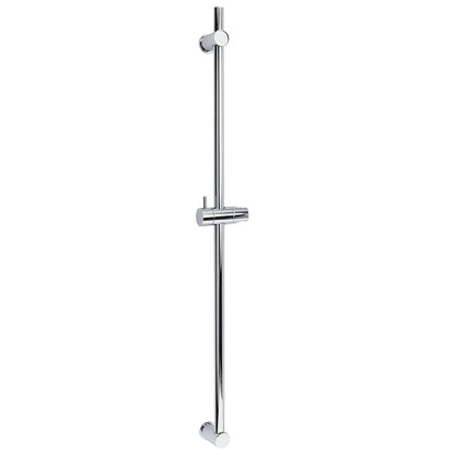 Strong Brass Chrome Round 850mm Long Sliding Rail Bar Holder For Handheld Shower V1233-376704RO