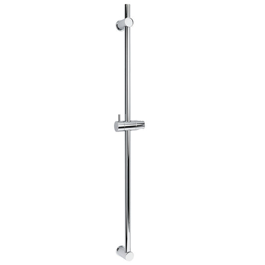 Strong Brass Chrome Round 850mm Long Sliding Rail Bar Holder For Handheld Shower V1233-376704RO