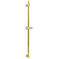 Brushed Gold Brass 850mm Long Sliding Rail Bar Swivel Handheld Shower Holder Kit V1233-376704ROBG
