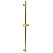 Brushed Gold Brass 850mm Long Sliding Rail Bar Swivel Handheld Shower Holder Kit V1233-376704ROBG