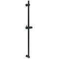 Matt Black Solid Brass 850mm Long Sliding Rail Bar Swivel Handheld Shower Holder V1233-376704ROBL