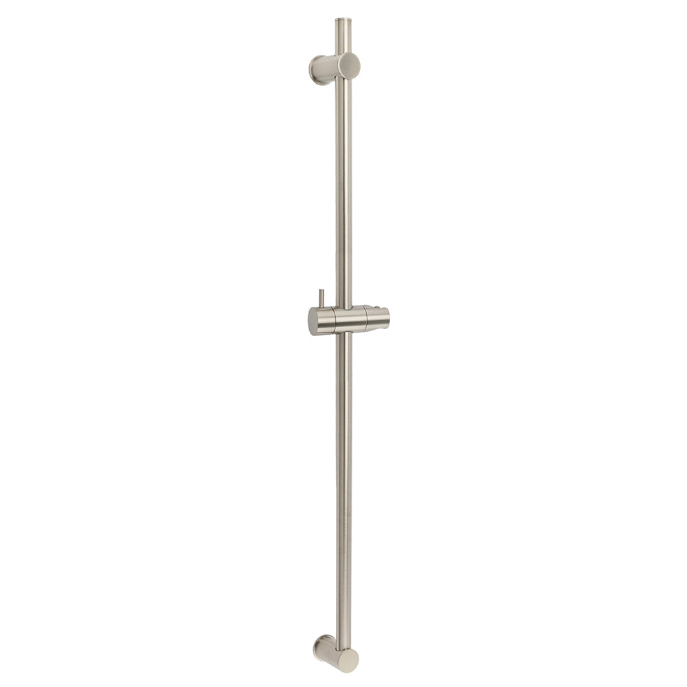 Solid Brass Brushed Nickel Long Sliding Rail Bar Swivel Handheld Shower Holder V1233-376704ROBN