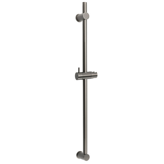 Gun Metal Grey Brass 850mm Long Sliding Rail Bar Swivel Handheld Shower Holder Bracket V1233-376704ROGM