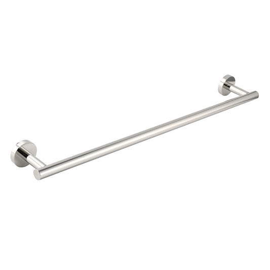 Polished Chrome 600mm Single Towel Rack Rail Holder Stainless Steel Hanger Bar V1233-6900260CR