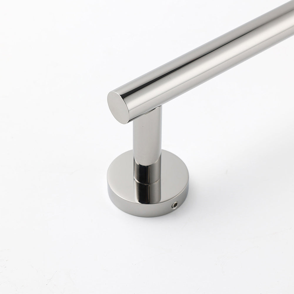 Polished Chrome 600mm Single Towel Rack Rail Holder Stainless Steel Hanger Bar V1233-6900260CR