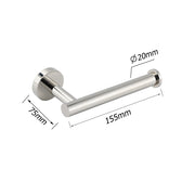 Bathroom Mirror Chrome Stainless Steel Toilet Paper Roll Tissue Holder Rack Kit V1233-69004CR