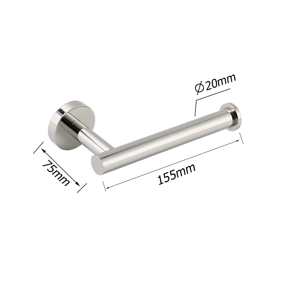 Bathroom Mirror Chrome Stainless Steel Toilet Paper Roll Tissue Holder Rack Kit V1233-69004CR