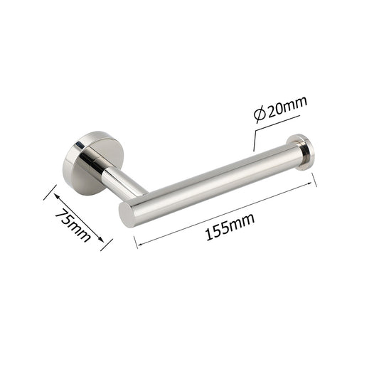 Bathroom Mirror Chrome Stainless Steel Toilet Paper Roll Tissue Holder Rack Kit V1233-69004CR