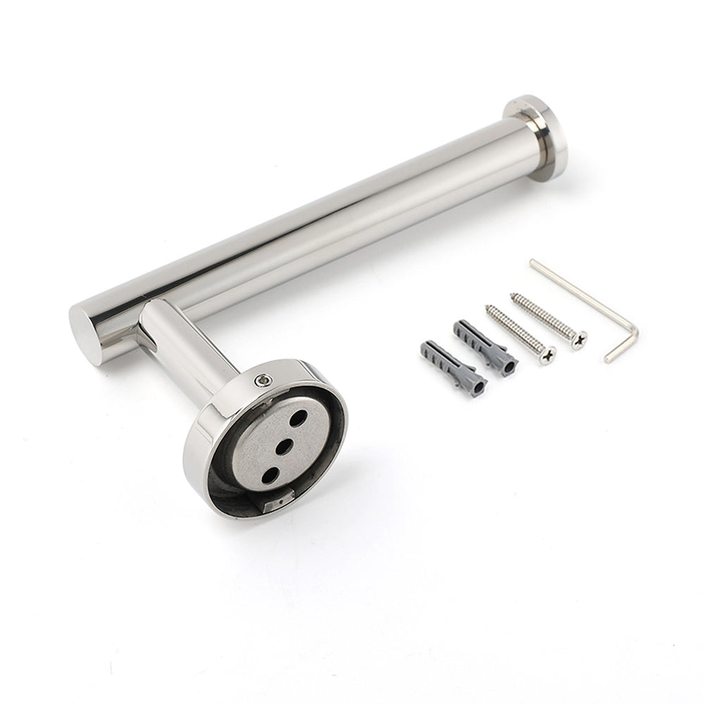 Bathroom Mirror Chrome Stainless Steel Toilet Paper Roll Tissue Holder Rack Kit V1233-69004CR
