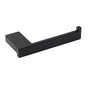 Matt Black Square Cubic Toilet Paper Roll Tissue Roll Holder Rack Wall Hook Kit V1233-87004BL