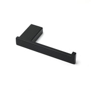 Matt Black Square Cubic Toilet Paper Roll Tissue Roll Holder Rack Wall Hook Kit V1233-87004BL